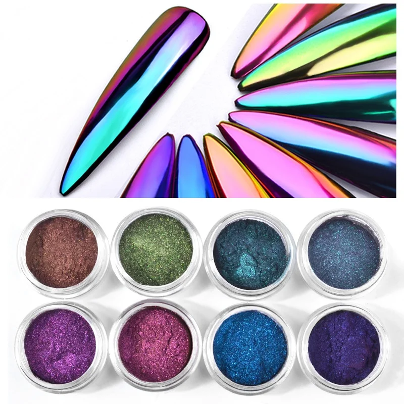 New Chameleon Effect Pigment Chrome Powder Chameleon Paints Makeup Toner/Luminus Phosphor Resin Pigment