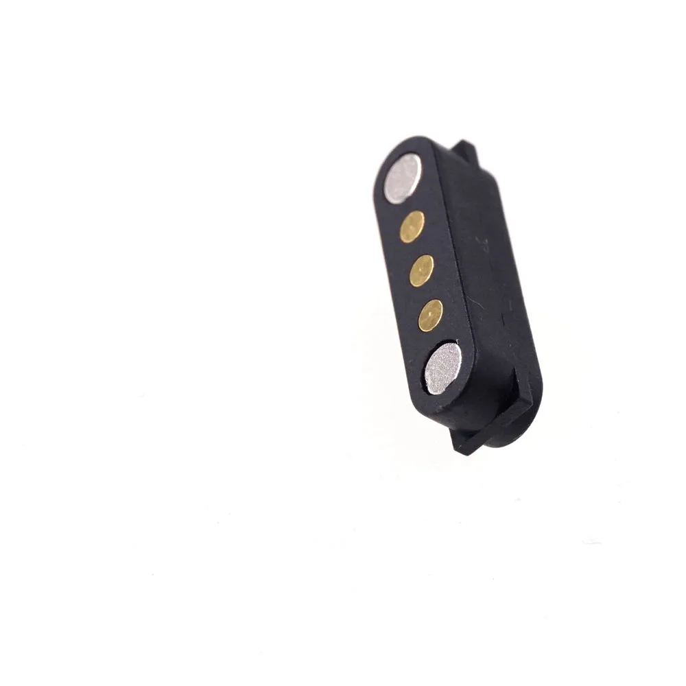 Customizable Designed Straight Pitch 2.54mm Connector 3 Pogo Pin Male and Female Magnetic Connector