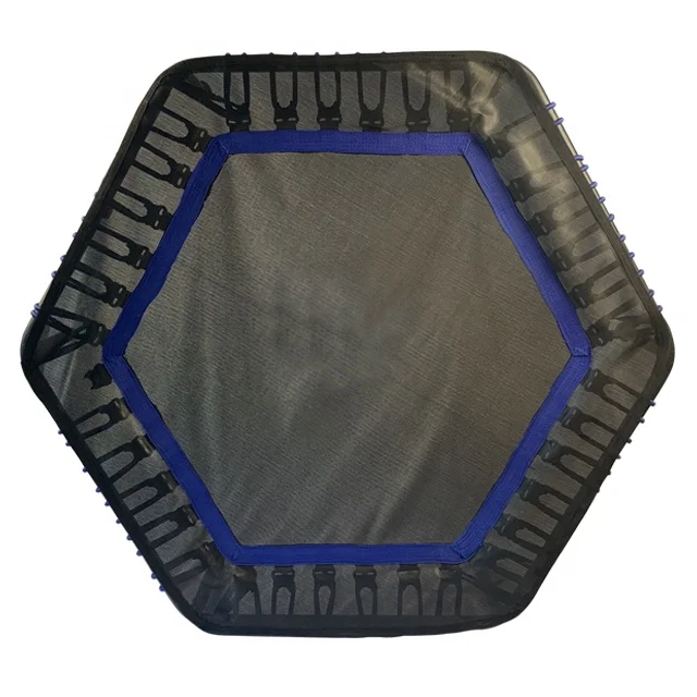 
Hexagon Mini Trampoline with Bungee Cord for Kids 
