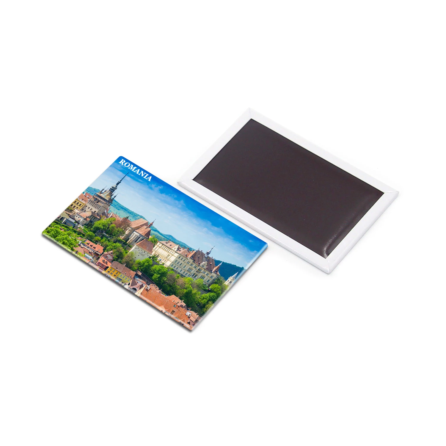 High Quality Customised Magnetic Keychain Fridge Magnete Del Frigorifero Souvenir Romania