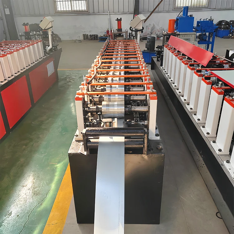 hydraulic galvanized roller shutter door machine production line / cold roll forming machine