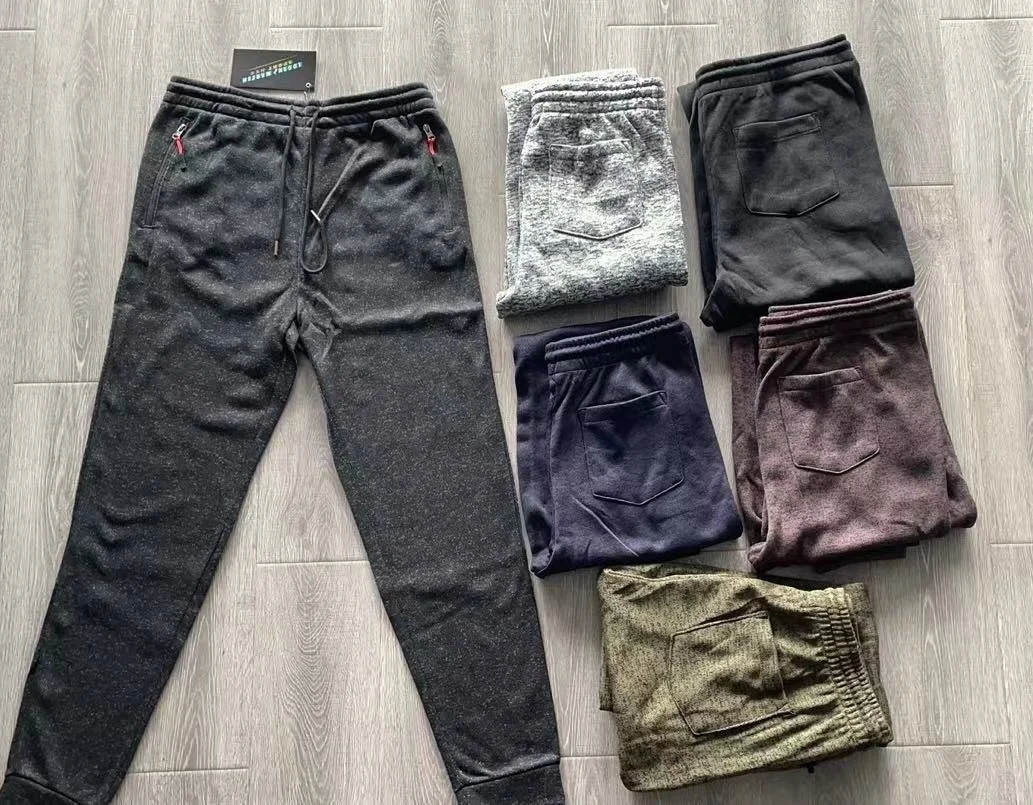 Мужская 100% полиэстер Джерси и флис композитные jogger Готовые одежды оптовая продажа одежды