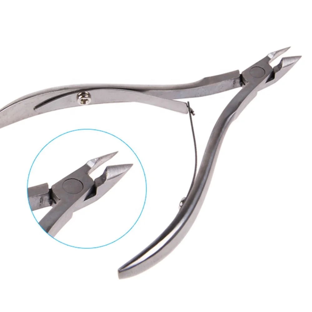 Высококачественные профессиональные кусачки для ногтей из нержавеющей стали 410 C кусачки для кутикулы ручной работы OEM для маникюра педикюр Amazon