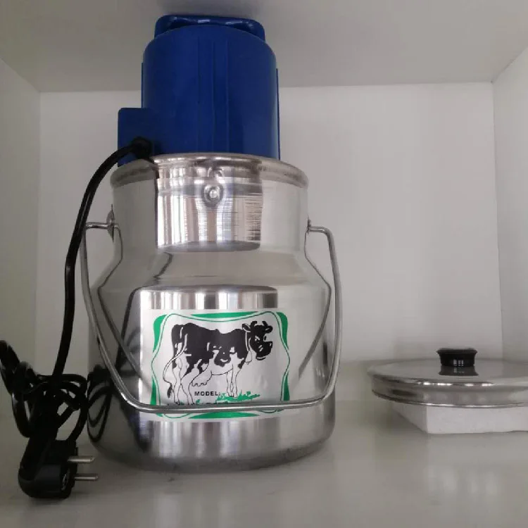 Butter churn Electric Aluminum Milk Mixer with plastic Lid