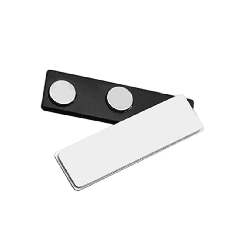 OEM ODM shape 54pcs reap magnetic dry erase reusable staff name tag badge