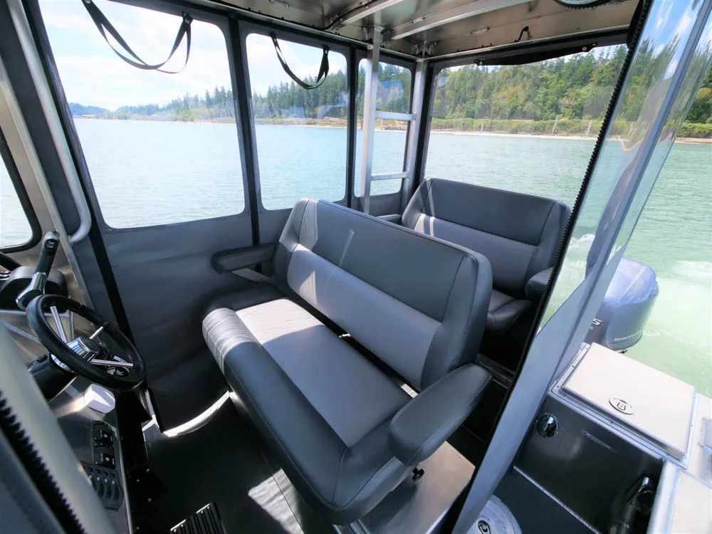 2025 Direct Factory Customized KINOCEAN Aluminum Landing Boat All Welded Landing Craft With Cabin For Sale