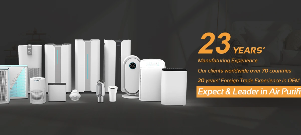  Портативный очиститель воздуха HEPA PM2.5 с умным дизайном комнатный офисный УФ