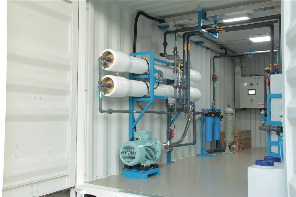 Seawater desalination system water treatment machine