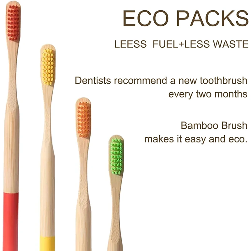 Eco Dental Oral Wood Toothbrush Medium Bristle Toothbrush Hotel Bamboo Toothbrush For Children