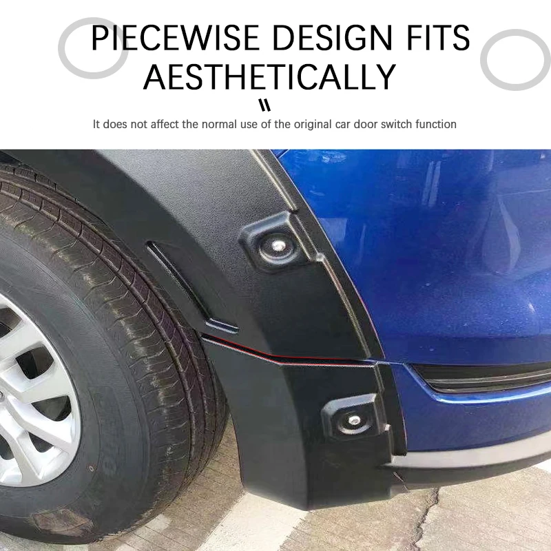 hot selling 4x4 accessories ABS wheel arch fender flares for Mitsubishi Triton 2019
