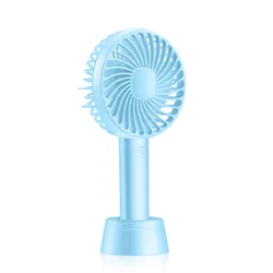 Upgrade mini USB small fan student fan dormitory gift desktop big wind ultra-quiet hand-held charging fan