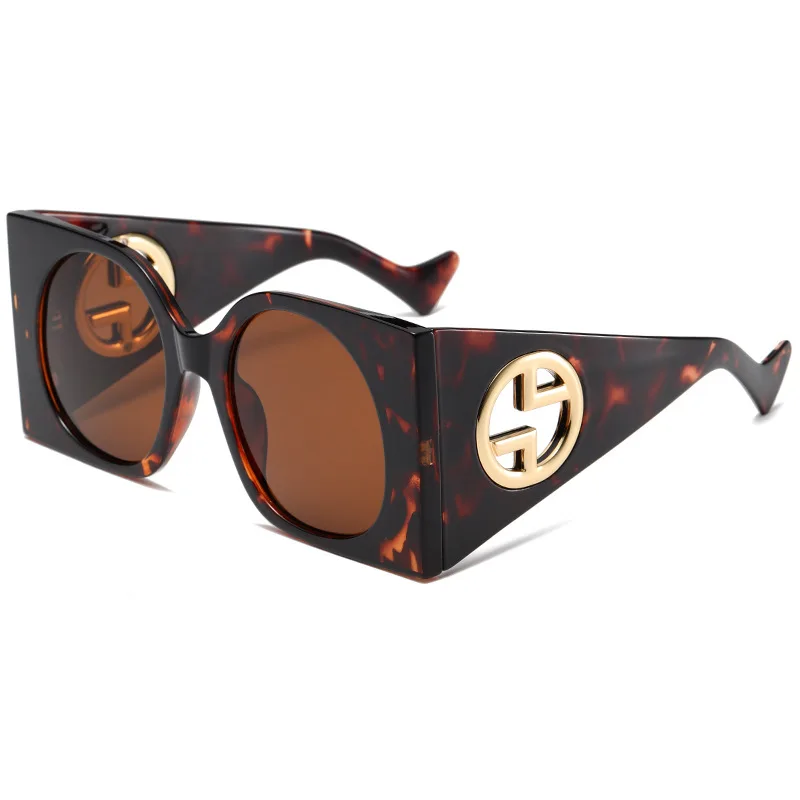 A588 Oversized box European and American fashion sunglasses for men and women luxurious and high-end UV protection