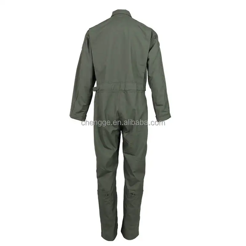 Traje De Vuelo Piloto Sage Green Flight Suit Fighter Pilot Jumpsuit