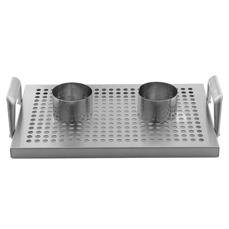 Stainless Steel Bbq Charcoal Oven Grill Machine Rack Beer Can Chicken Roaster Grill Basket