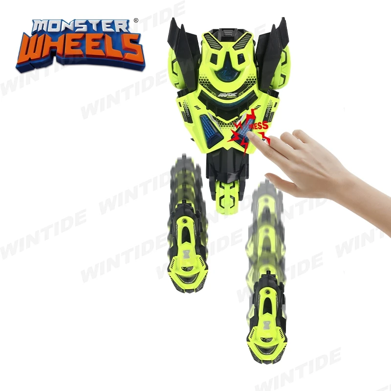 Factory best-selling alloy rebound ejection 3-in-1 tank die-casting car with sound and light music motorcycle toy