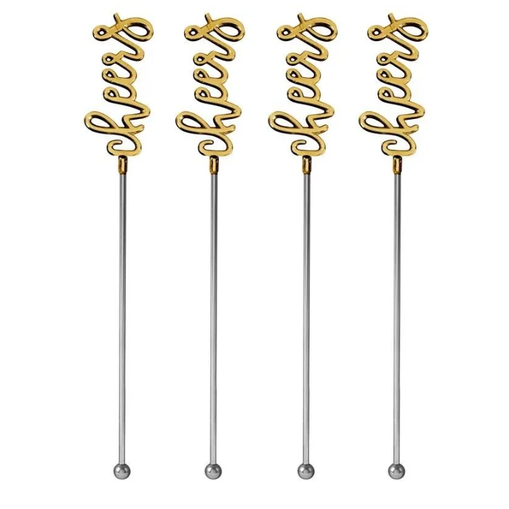 Лидер продаж amazon, экологически чистые товары 2020, металлическая мешалка для напитков под заказ