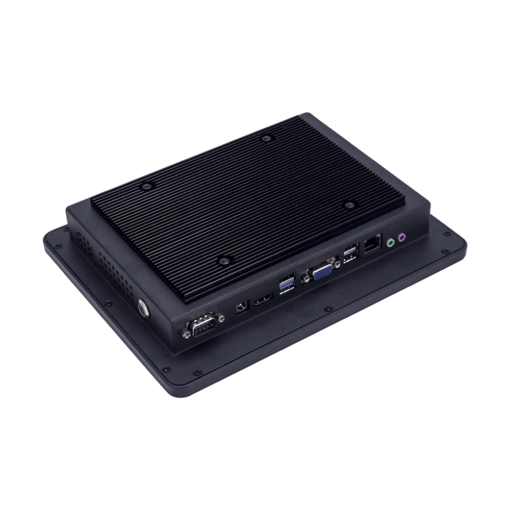 China  10 Inch  Industrial Ip65 Rugged Waterproof Fanless Touch Panel Pc All-In-One Computer 1024*600 For Commercial Space
