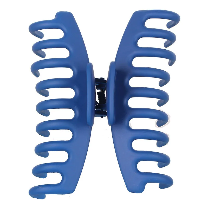 womens jumbo style colourful wave rectangle hair fashion acrylic clips unique large shark claw grip clip for hair