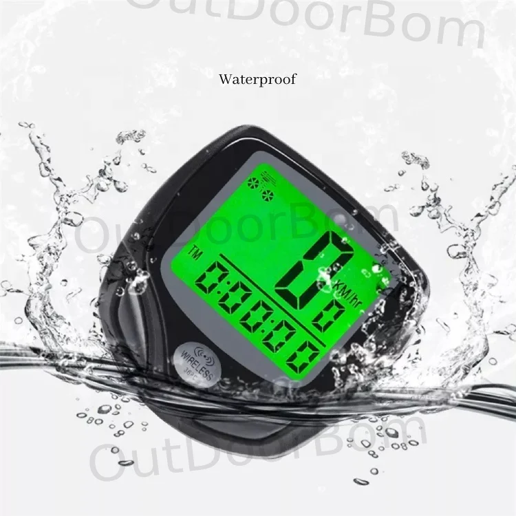 Waterproof Cycle Computer Wireless Travel Odometer Speedometer For Bicycle Cycling Computer