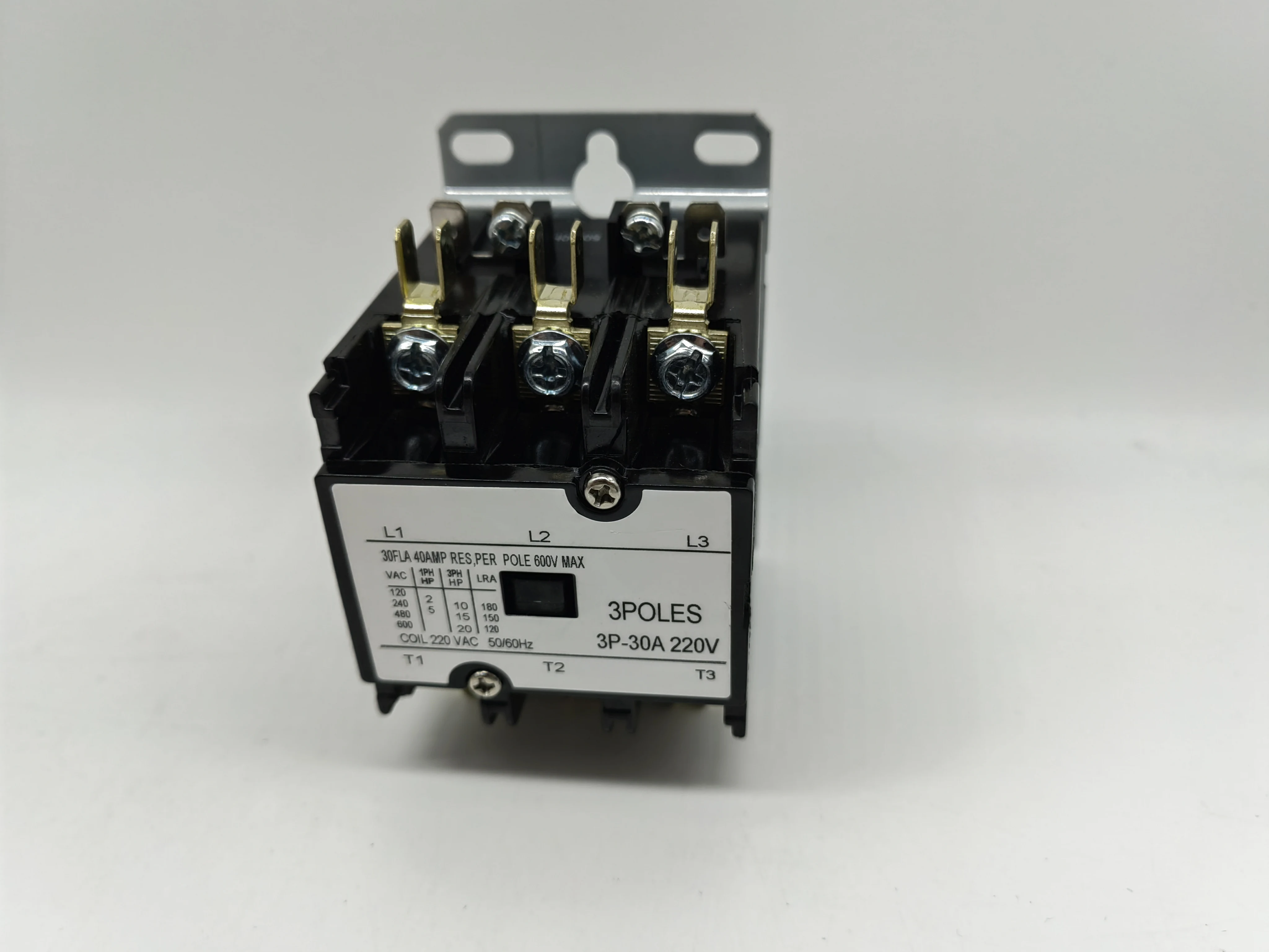 3-phase 220v/380v coil magnetic 3-pole magnetic contactor AC contactor 1P 2P 3P 4P