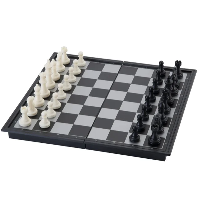 Longfield Games Travel Chessboard Magnetic Foldable King Height: 50mm Dimensions: 24x24cm Chess Games EU Wholesale