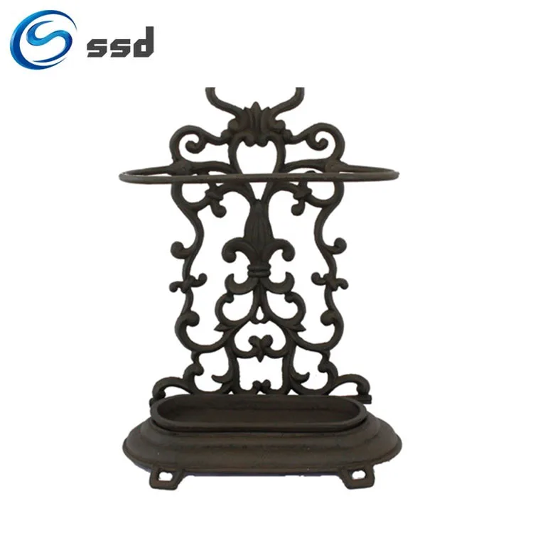 Antique Style Cast Iron Indoor Antique Umbrella Stand
