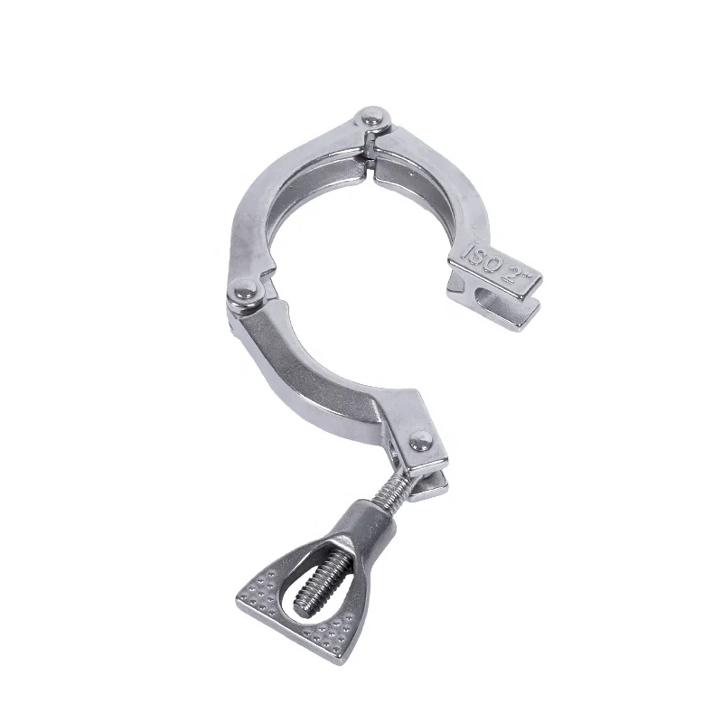 Sanitary 304 316L Stainless Steel pipe positioning clamp