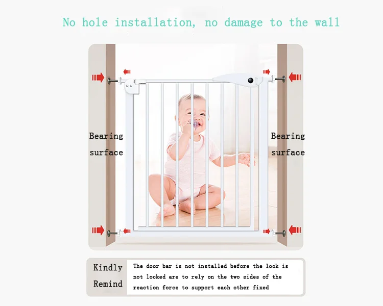 Baby Safetots Wide Walkthrough Narrow Gate Auto-Close Safety Gate Metal Expandable Pet Gate