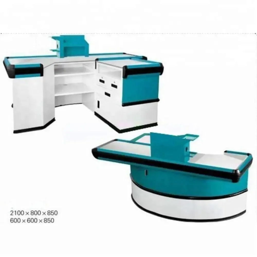 Customized size cashier desk for supermarket