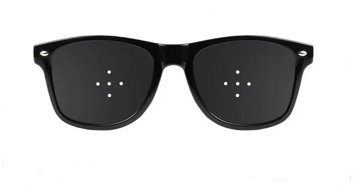 New design 5 Holes Anti Fatigue Eyesight Vision Improve Pinhole Glasses / Pin Hole Sunglasses / Hole glasses