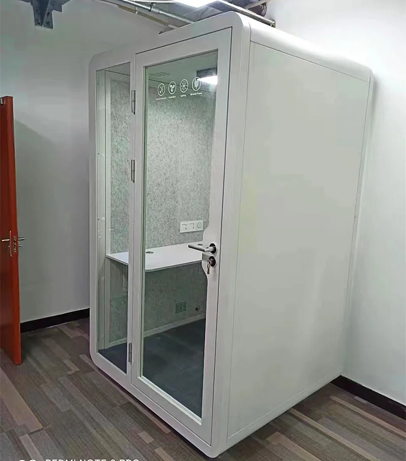 Multifunction portable acoustic office phone booth office pod office private soundproof work booth acoustic pod record use
