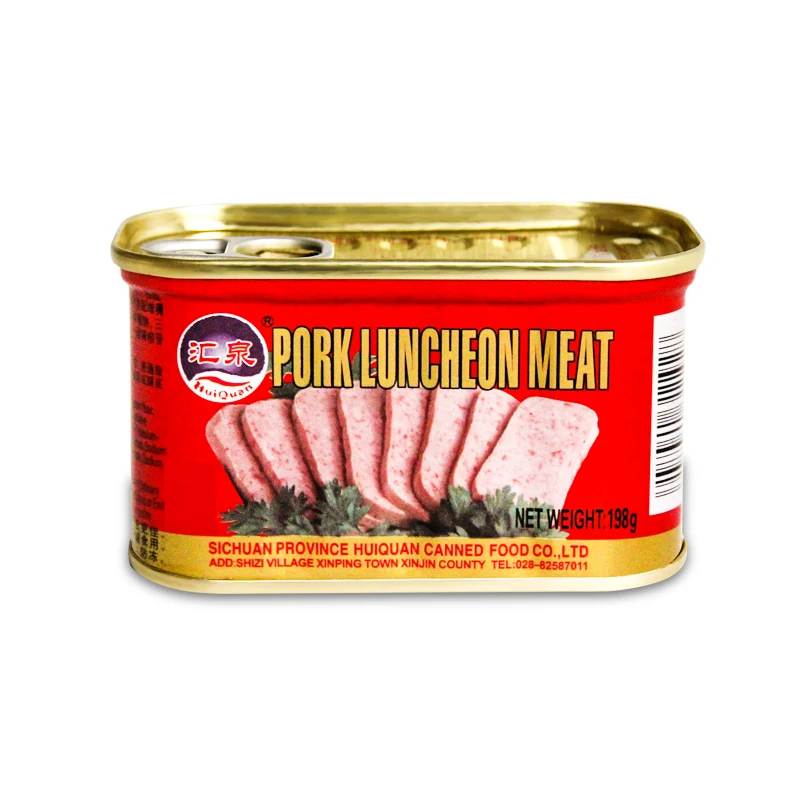Ready To Eat Factory Supply Original Flavor High Protein Food Luncheon Pork Canned Meat