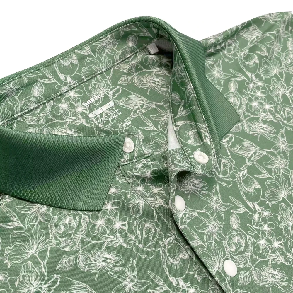 Fashion-Forward Golf Polo Shirt Oversized Knitted T-Shirts Stretch Breathable Features Digital Printing You Polo Shirts for men