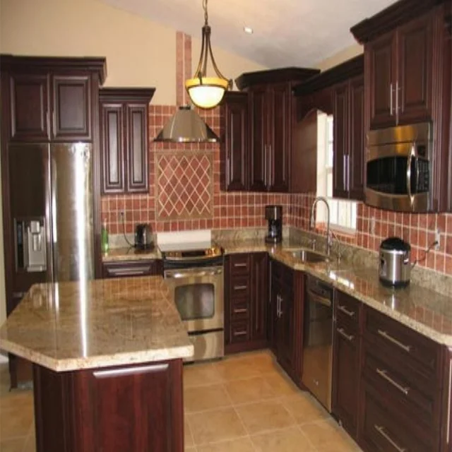 modern soild wood wooden kitchen cabinet design