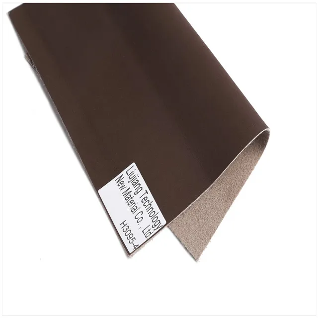 
Super fiber leather 1.4mm bright environmental protection clothing sofa leather PU artificial leather 
