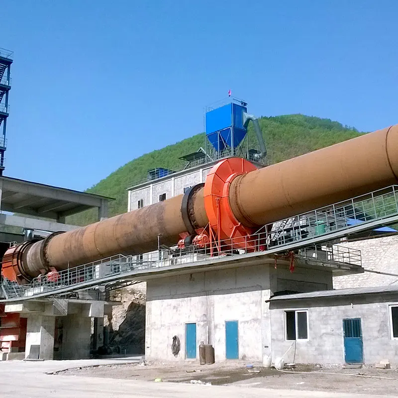 500TPD factory price of cement production process lime calcination plant line