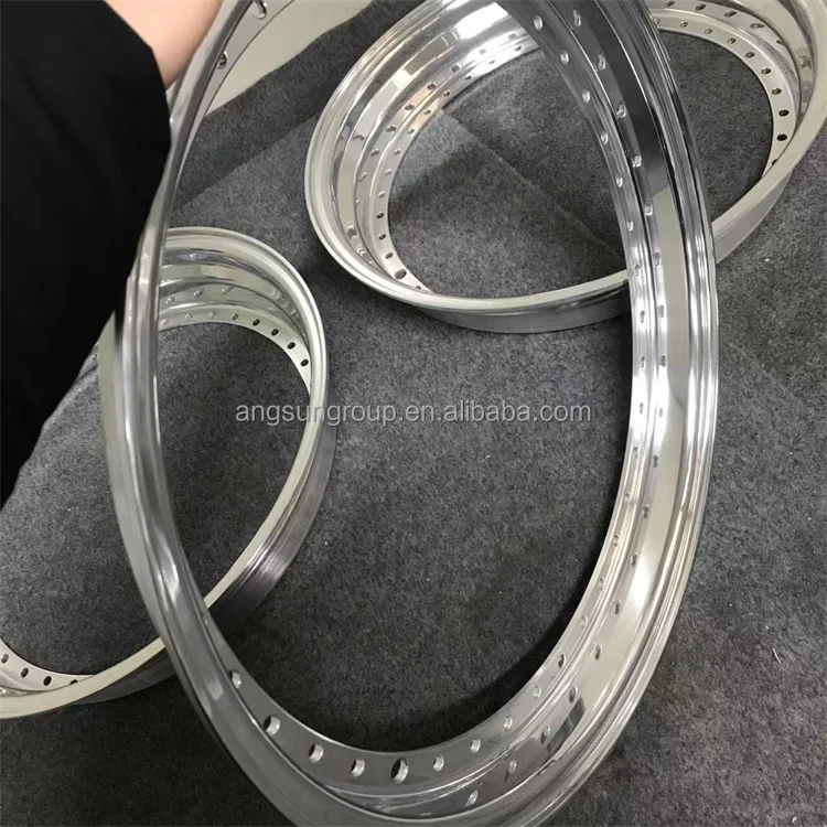
Chinese factory high quality 3 pieces forged split rim 17 to 21 reverse mount 1.5 