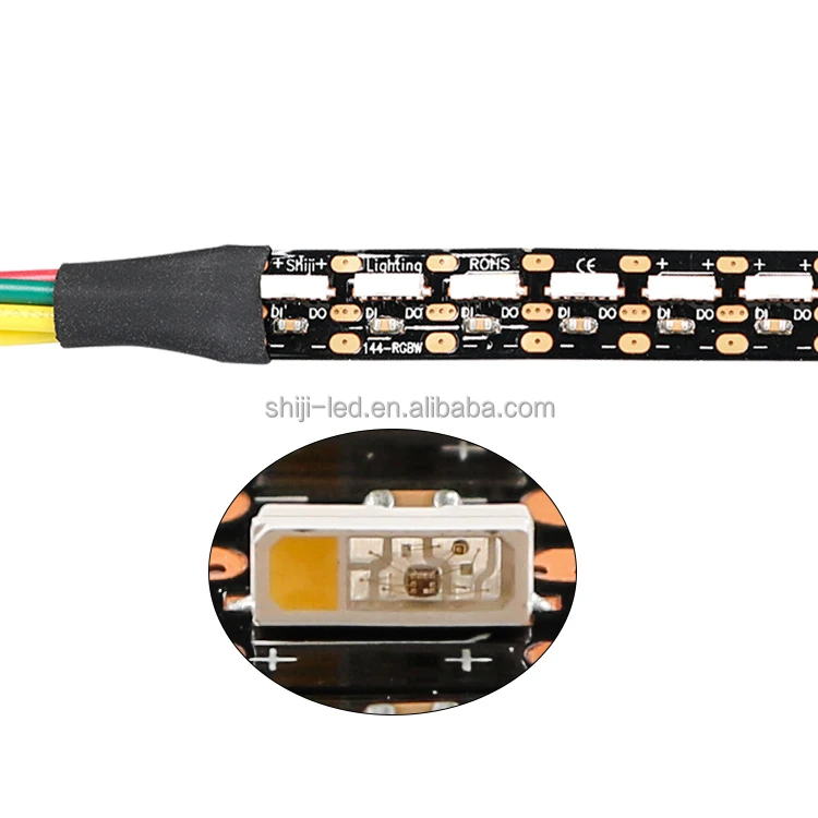 5V SK6812 Side Emitting Pixel Magic SMD 4818 RGBW Individually Addressable Flexible Led Strip Light