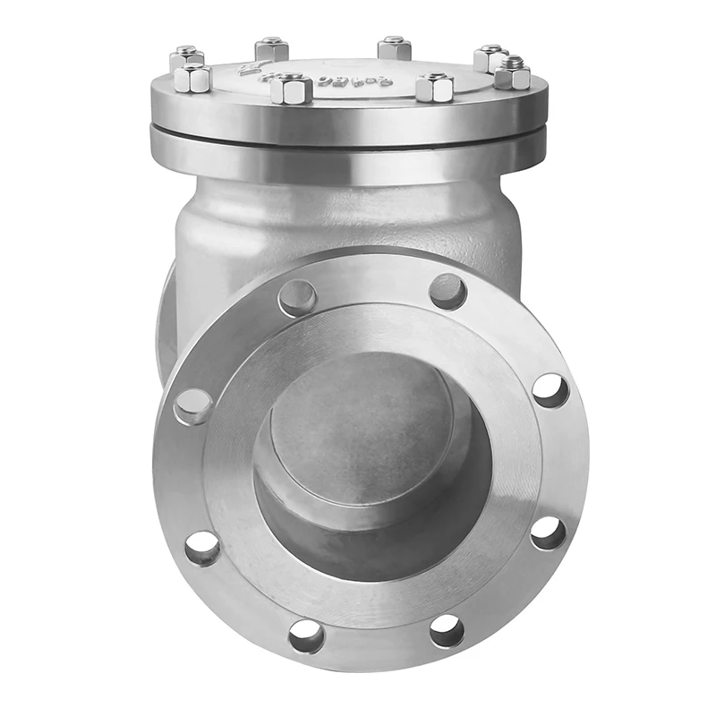  Wholesale 4' Water Stainless Steel 304 Flanged Flow Control Swing Check