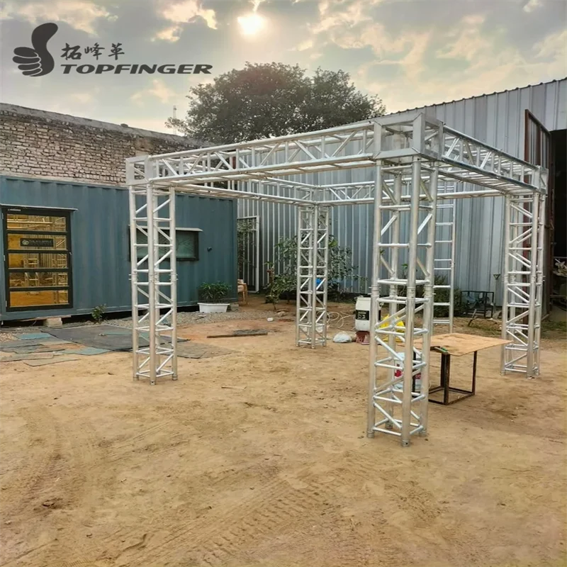 Hot sell Platform Stage Truss Aluminium Roof System For Lighting Event With Roof Truss For Concert Truss Aluminum