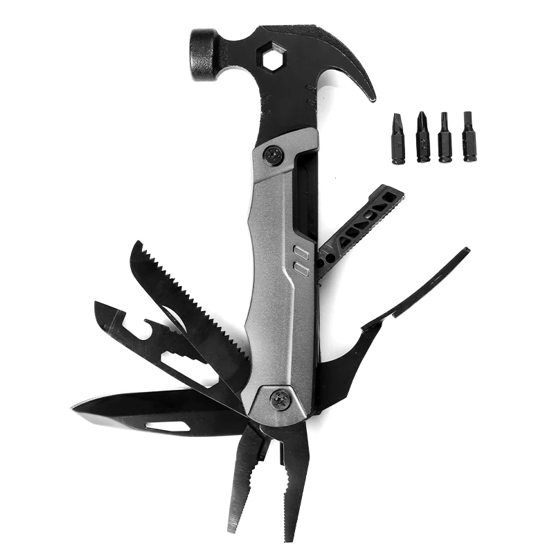 2022 Special Design Multifunction Hammer Multi-tool Camping Gadgets Outdoor Tools with Aluminum Handle