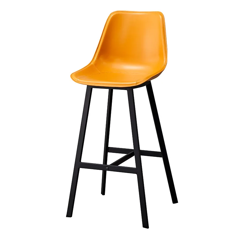 Chair Bar Counter Wholesale French Tall Table Restaurant Furniture Iron Luxury High Modern Black Metal Stool Chair Bar
