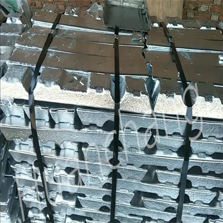 Factory wholesale zinc alloy ingots, affordable, can be used for electrolytic lead metal zinc ingots