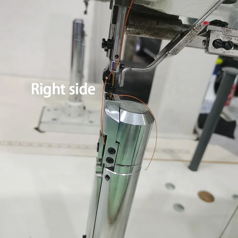 HH 8365 single  needle small hook unison feed right side high post bed sewing machine for shoes boots bags production