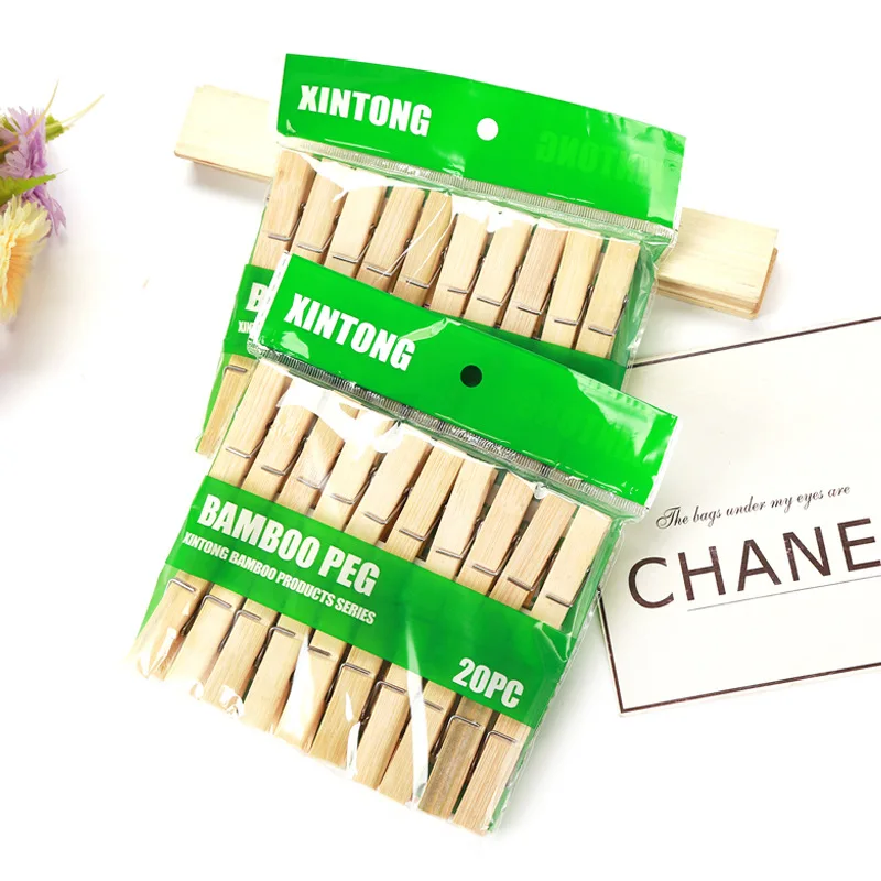 25/30/35/45mm Natural Wooden Clothes Pegs Clothes Clips Wood Clamp DIY Photo Paper Peg Clothespin Craft 30/50/100PCS