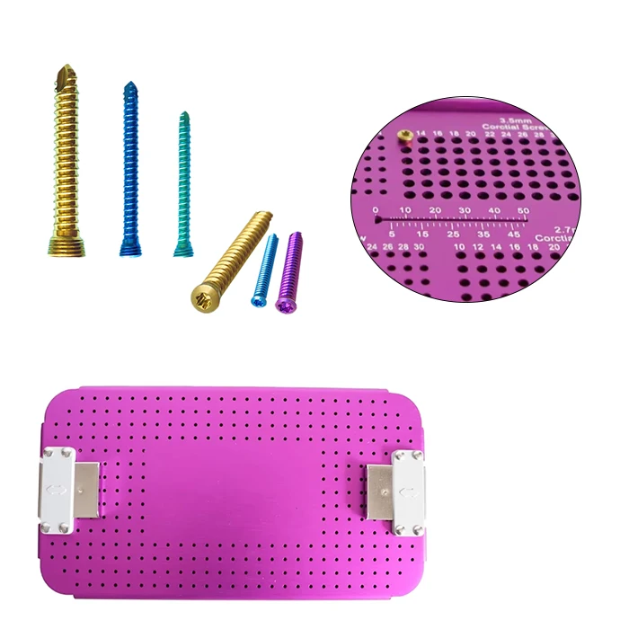 surgical instrument veterinary Screw Container Rack Orthopedic Instrument