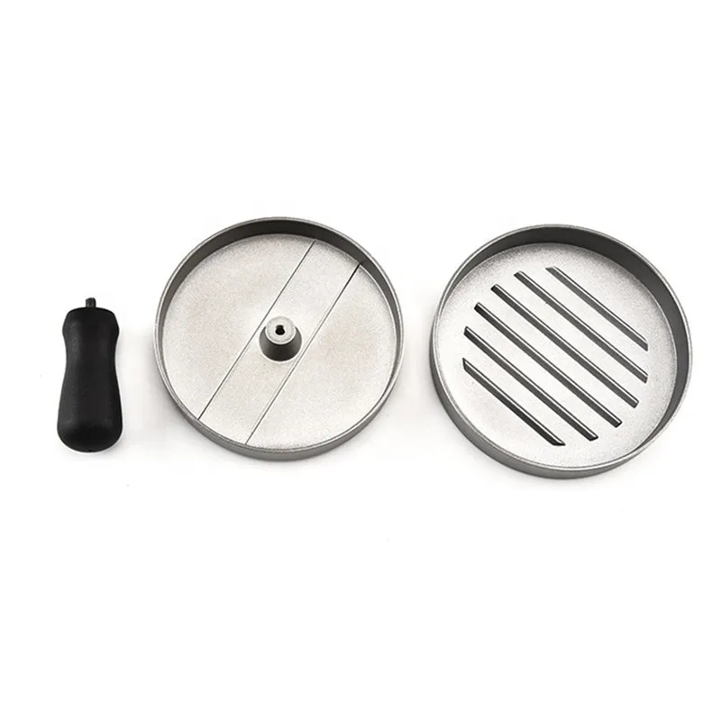 Кухонная утварь алюминий гамбургер антипригарным Пэтти чайник модель мясо пресс для бургеров