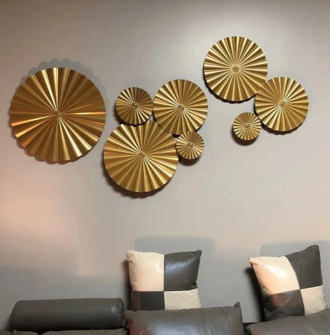 Modern wall iron art decoration living room sofa background wall decoration metal iron art wall decoration