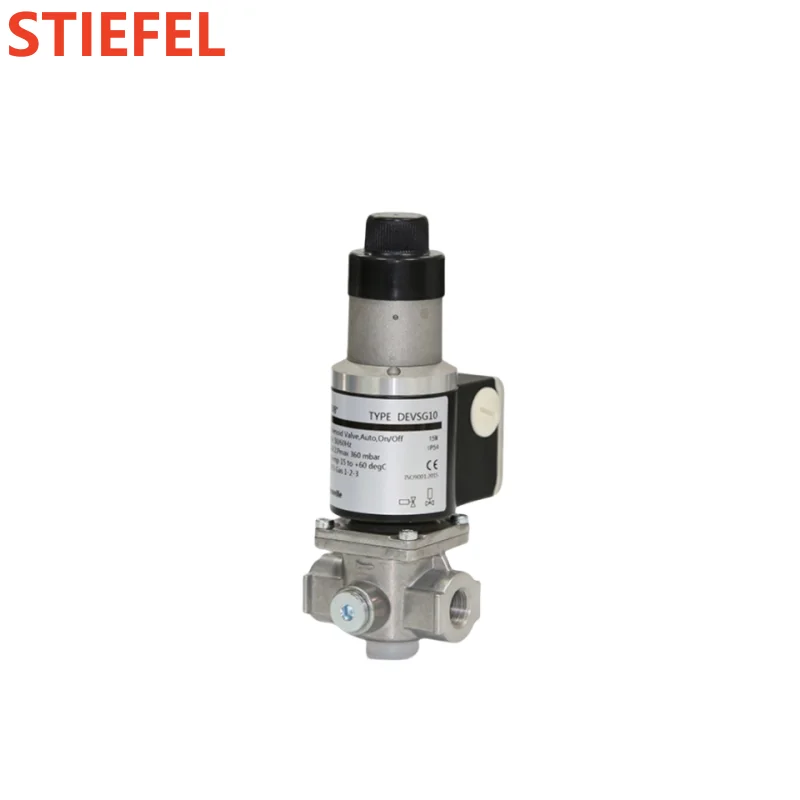 DEVSG Series 12V DC High-Temperature Shutoff Structure Fast Closing Gas Solenoid Valve Use For industrial burner