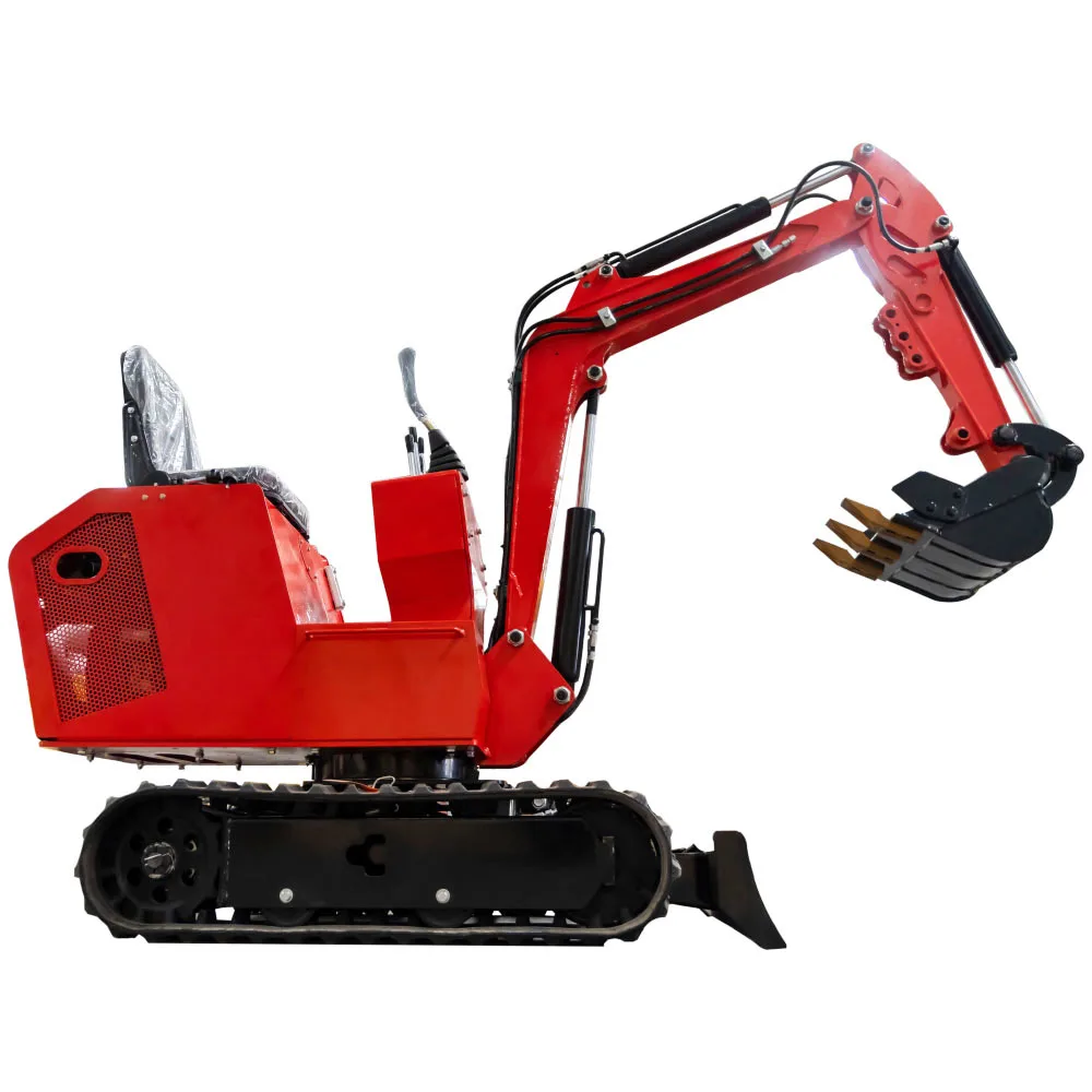 Low price garden farm tools excavator crawler digger with bucket for sale